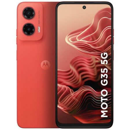 Smartphone Motorola Moto G35 256GB Coral 5G 4GB RAM+8GB Ram Boost 5G 6,7" Câm. Dupla + Selfie 16MP