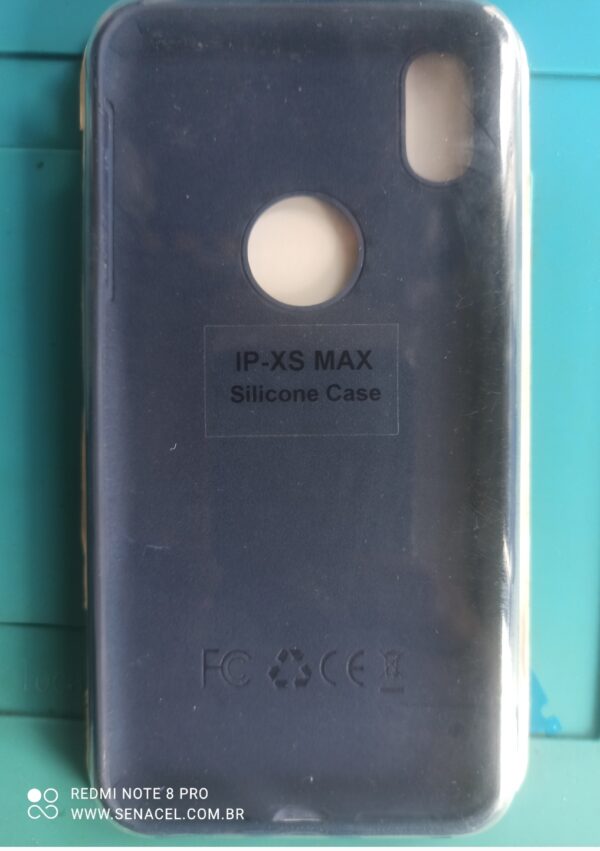 CAPA PARA IPHONE XS MAX AZUL