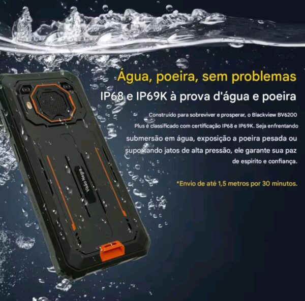 📱 Smartphone Blackview BV6200 Plus NFC — 11.000mAh | Robusto e Potente! - Imagem 4